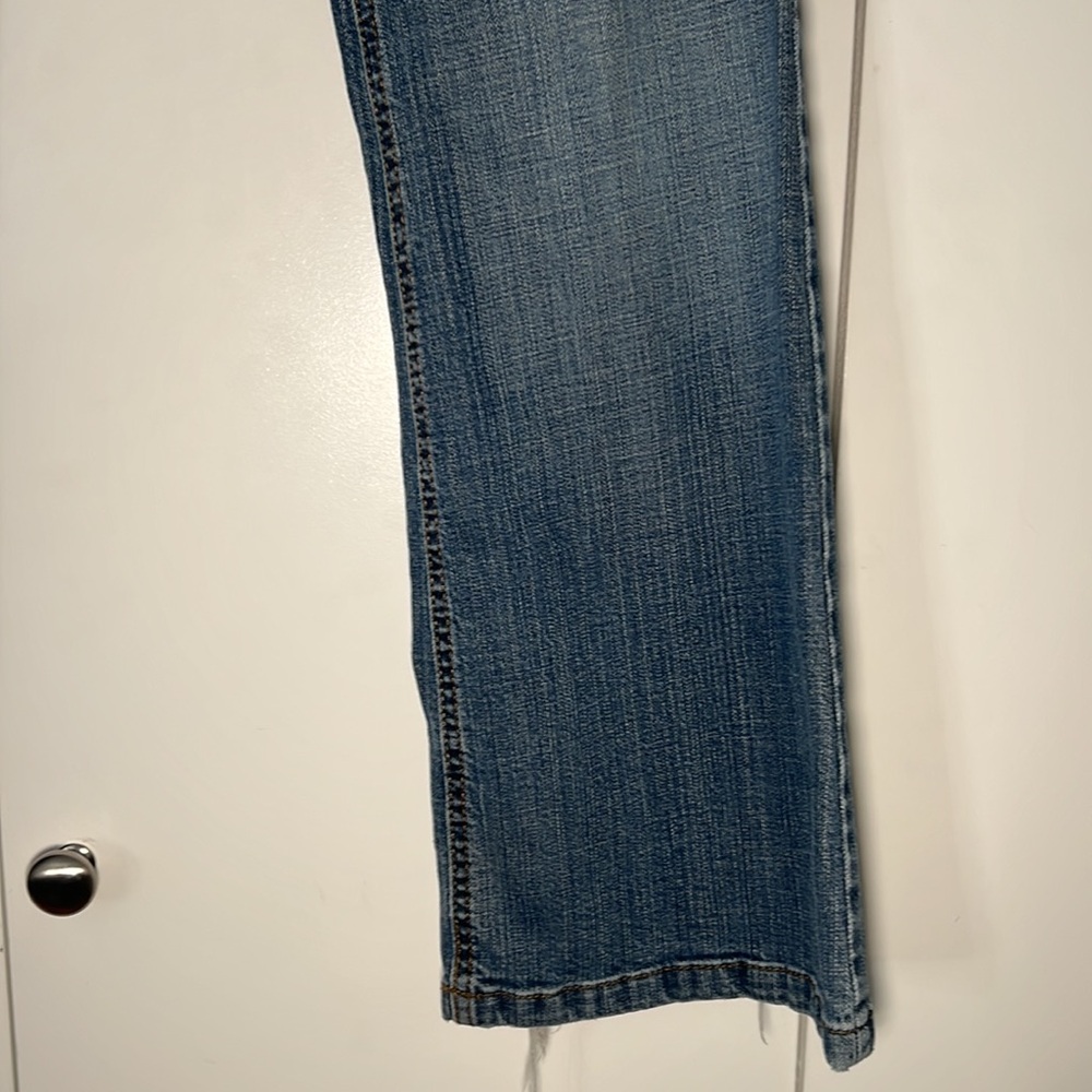 LEI Light Wash Flare Bell Bottom Jean Straight Leg Jeans - Picture 3 of 5